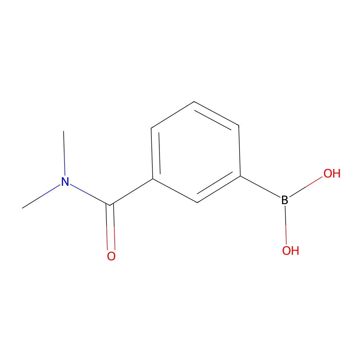 3-(Dimethylcarbamoyl)benzeneboronic acid molecular structure, CAS 373384-14-6
