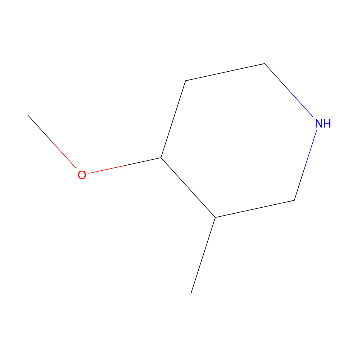 4-Methoxy-3-methylpiperidine molecular structure, CAS 373604-48-9