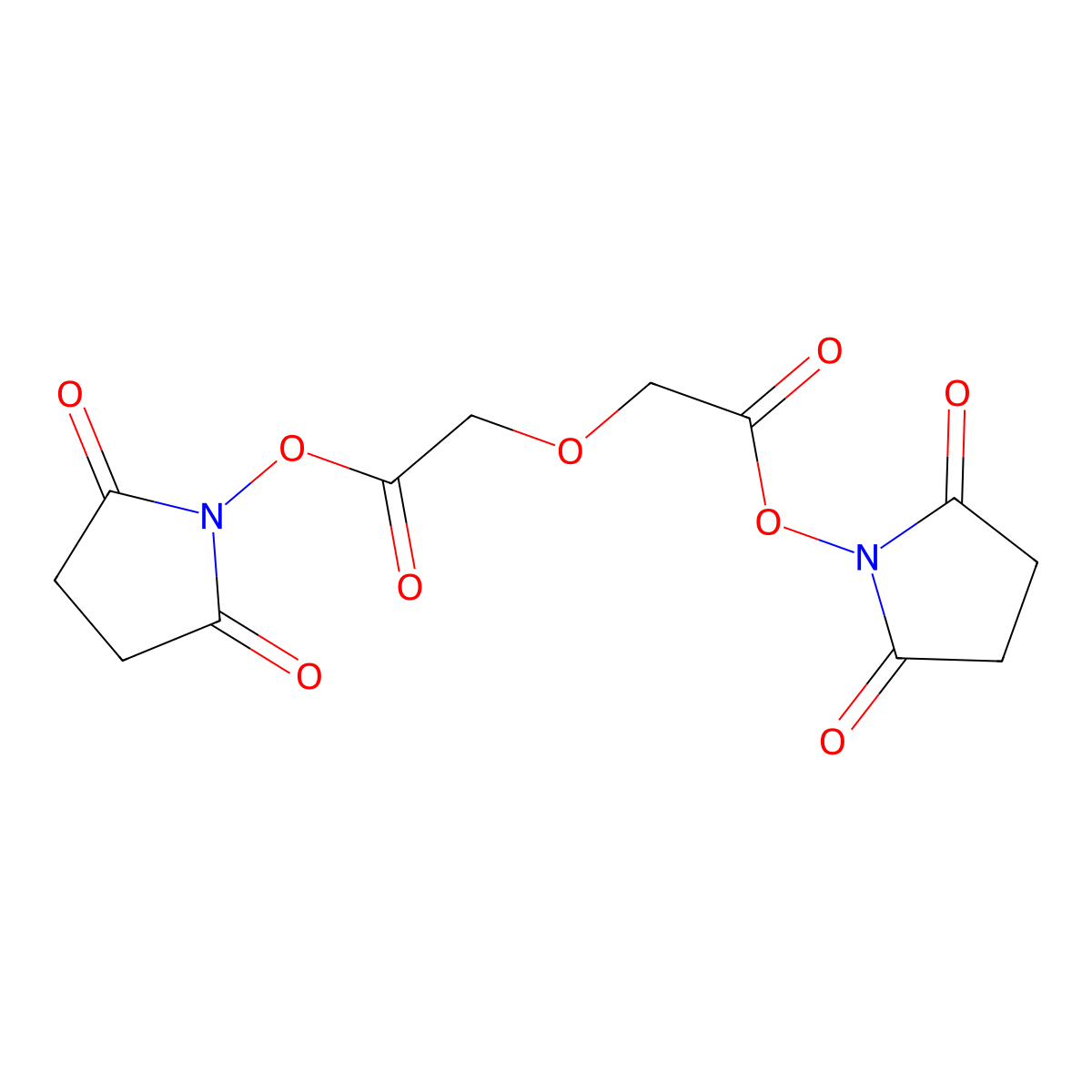 Bis(2,5-dioxopyrrolidin-1-yl) 2,2'-oxydiacetate molecular structure, CAS 373614-12-1