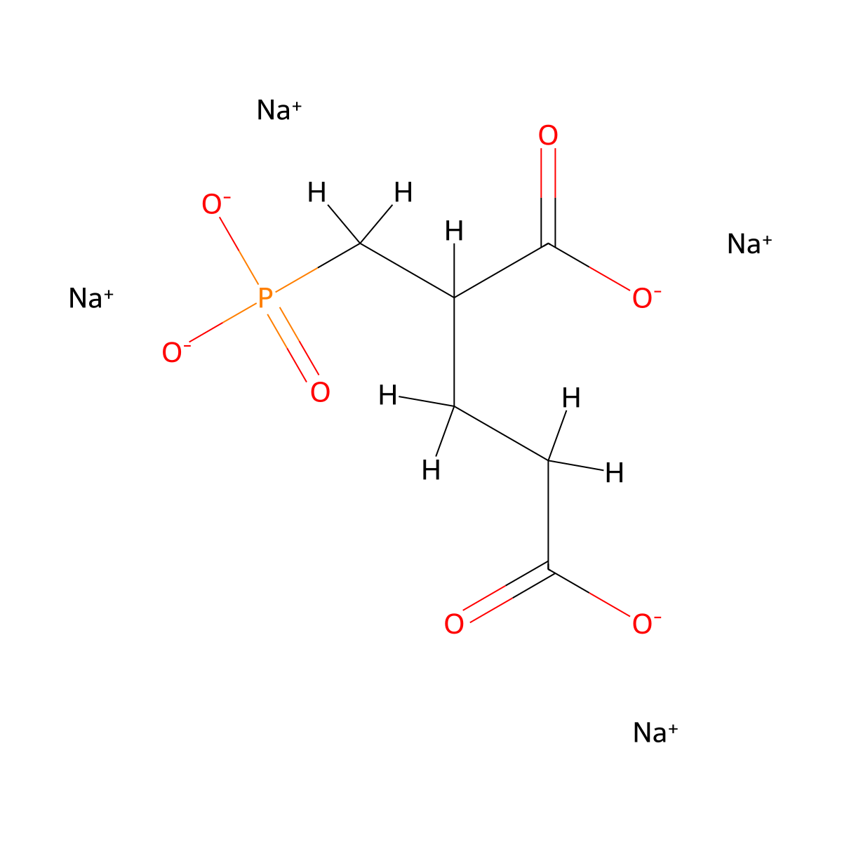 PMPA tetrasodium molecular structure, CAS 373645-42-2