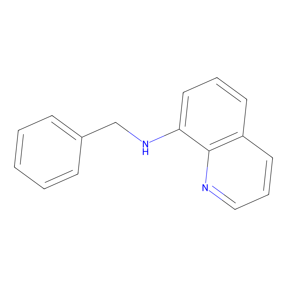 8-(Benzylamino)quinoline molecular structure, CAS 37385-01-6