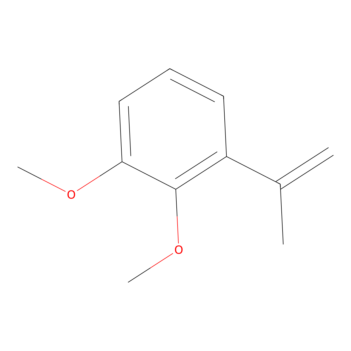 1,2-Dimethoxy-3-(prop-1-en-2-yl)benzene molecular structure, CAS 37388-12-8