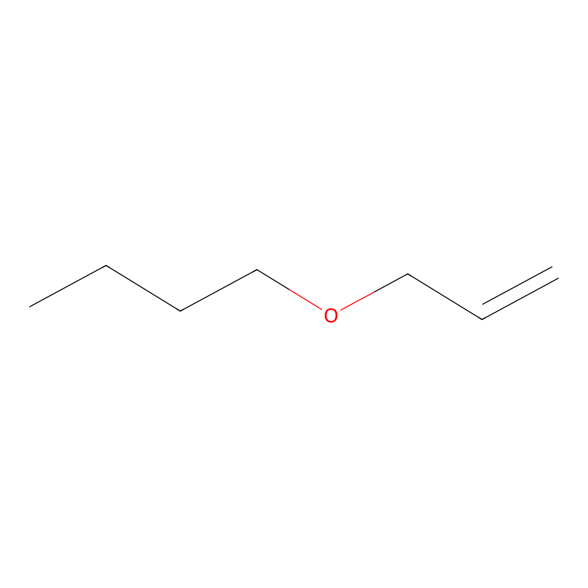 1-(Allyloxy)butane molecular structure, CAS 3739-64-8