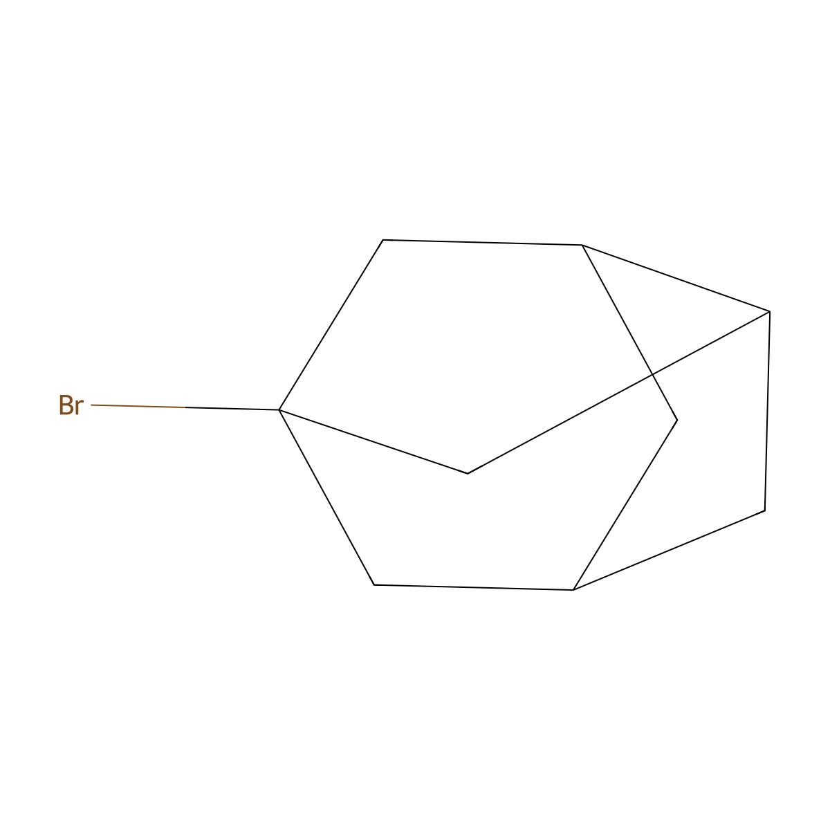 1-Bromotricyclo[3.3.1.0,3,7]nonane molecular structure, CAS 37392-61-3