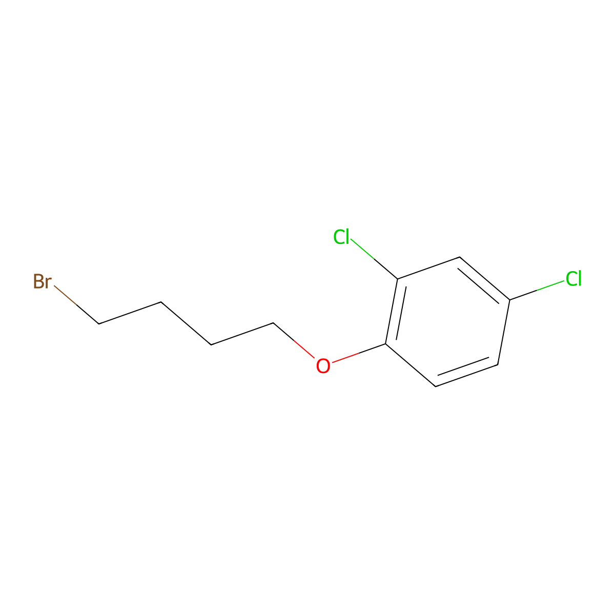 1-(4-Bromobutoxy)-2,4-dichlorobenzene molecular structure, CAS 37395-50-9