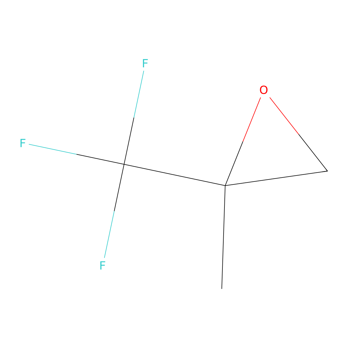2-Methyl-2-(trifluoromethyl)oxirane molecular structure, CAS 374-11-8