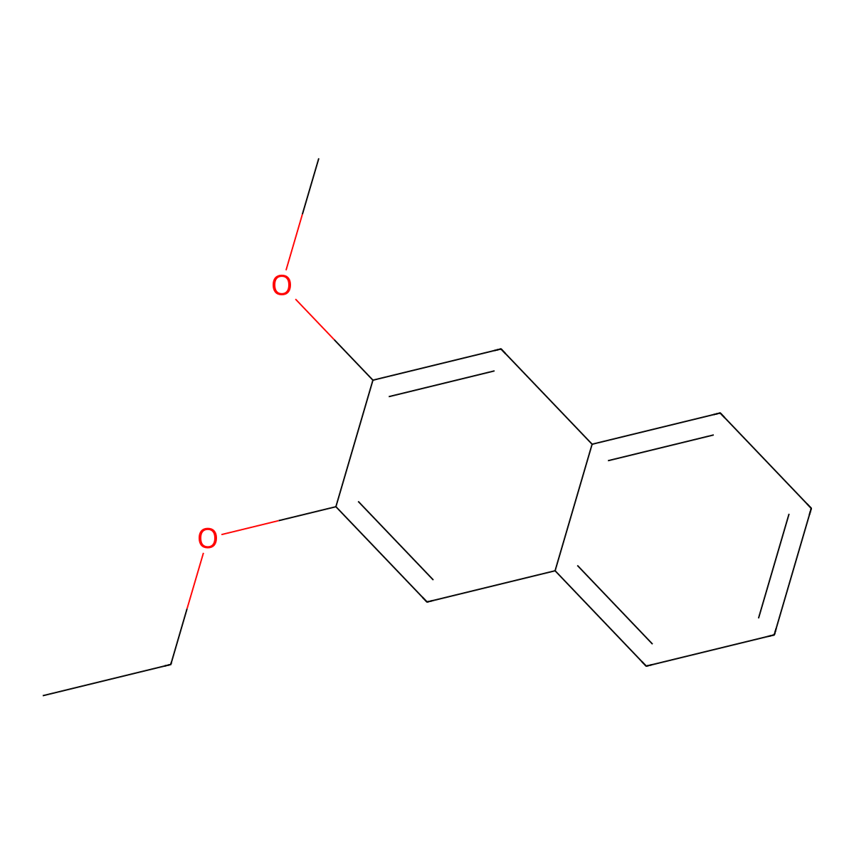 2-Ethoxy-3-methoxynaphthalene molecular structure, CAS 374073-71-9