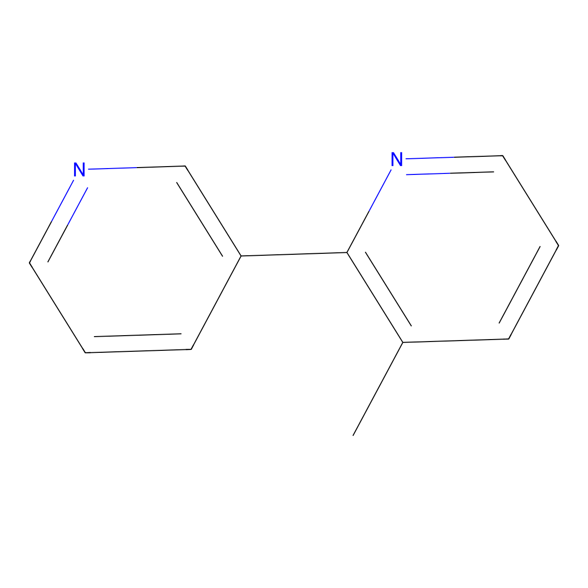 3-Methyl-2,3'-bipyridine molecular structure, CAS 374117-67-6