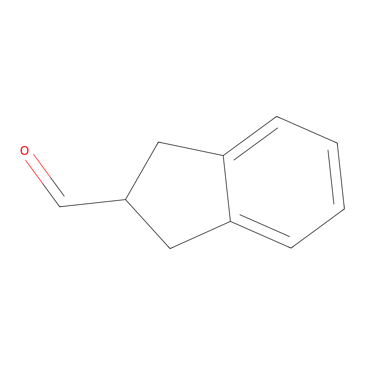 2,3-Dihydro-1H-indene-2-carbaldehyde molecular structure, CAS 37414-44-1