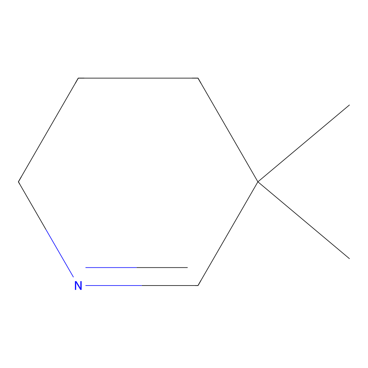 5,5-Dimethyl-2,3,4,5-tetrahydropyridine molecular structure, CAS 37414-92-9