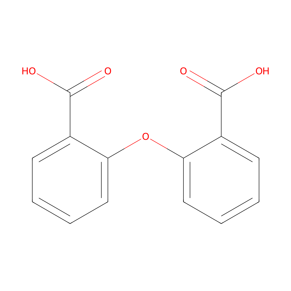 2,2'-Oxydibenzoic acid molecular structure, CAS 37424-29-6