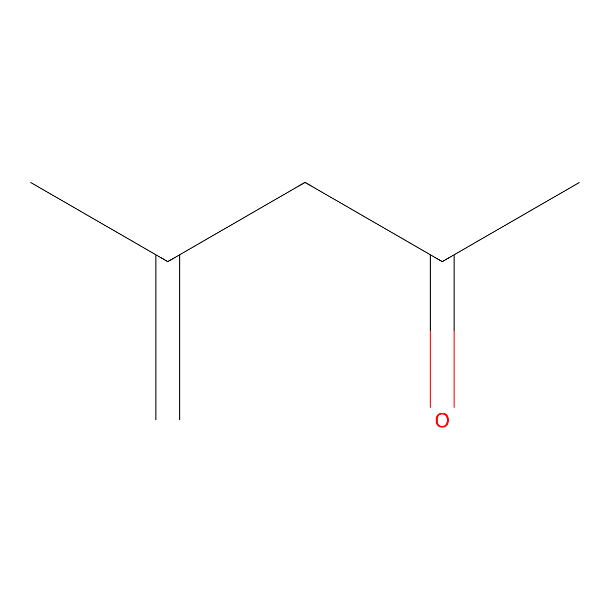 4-Penten-2-one, 4-methyl- molecular structure, CAS 3744-02-3