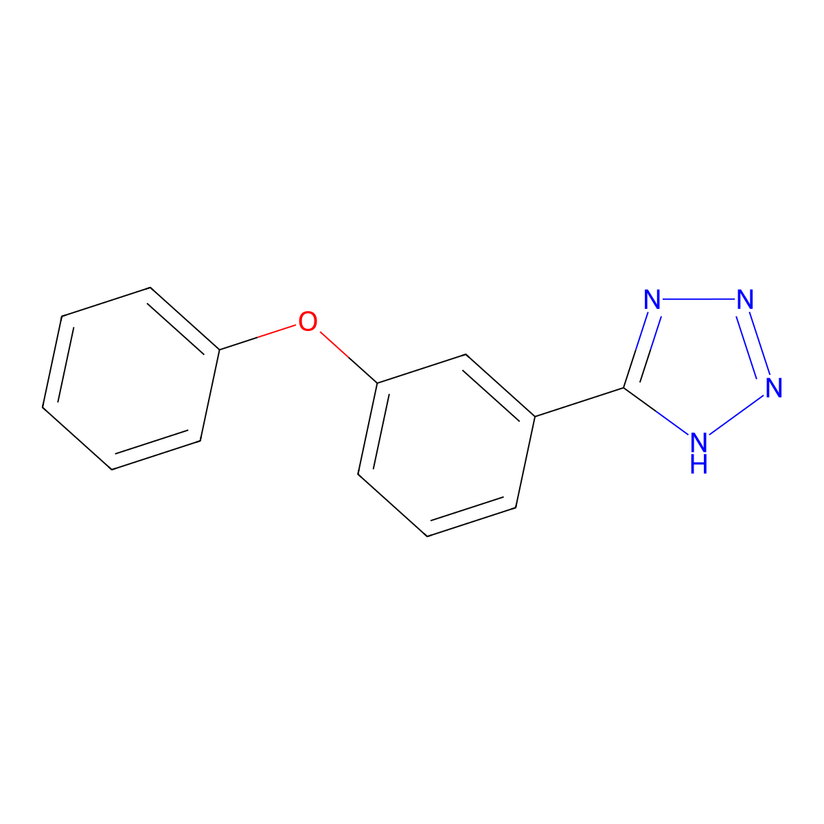 5-(3-Phenoxyphenyl)-1H-tetrazole molecular structure, CAS 374538-02-0