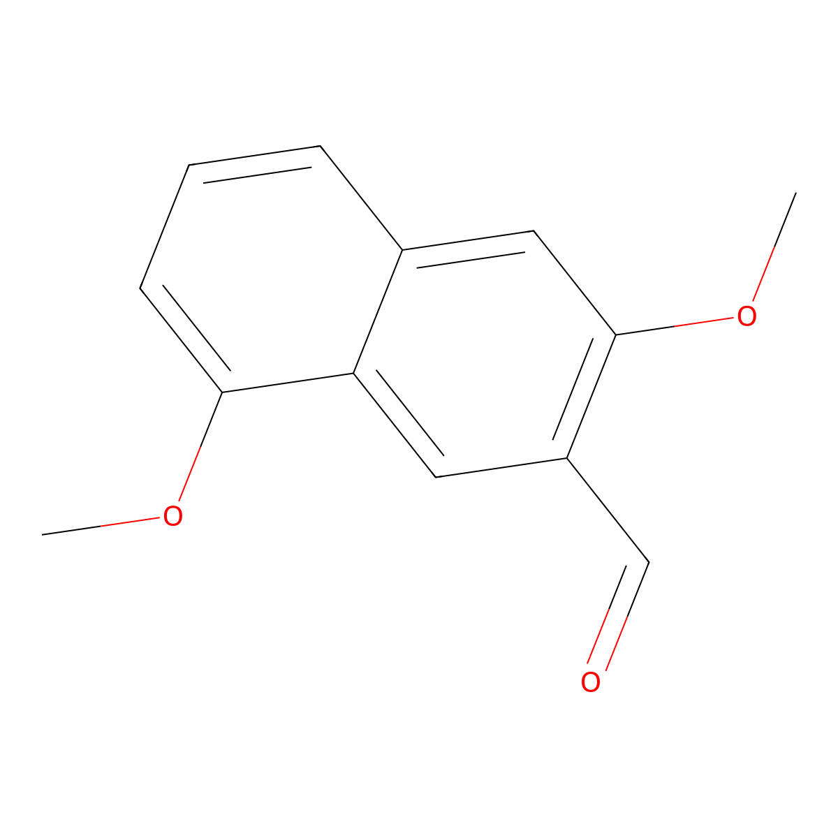 3,8-Dimethoxy-2-naphthaldehyde molecular structure, CAS 374538-05-3