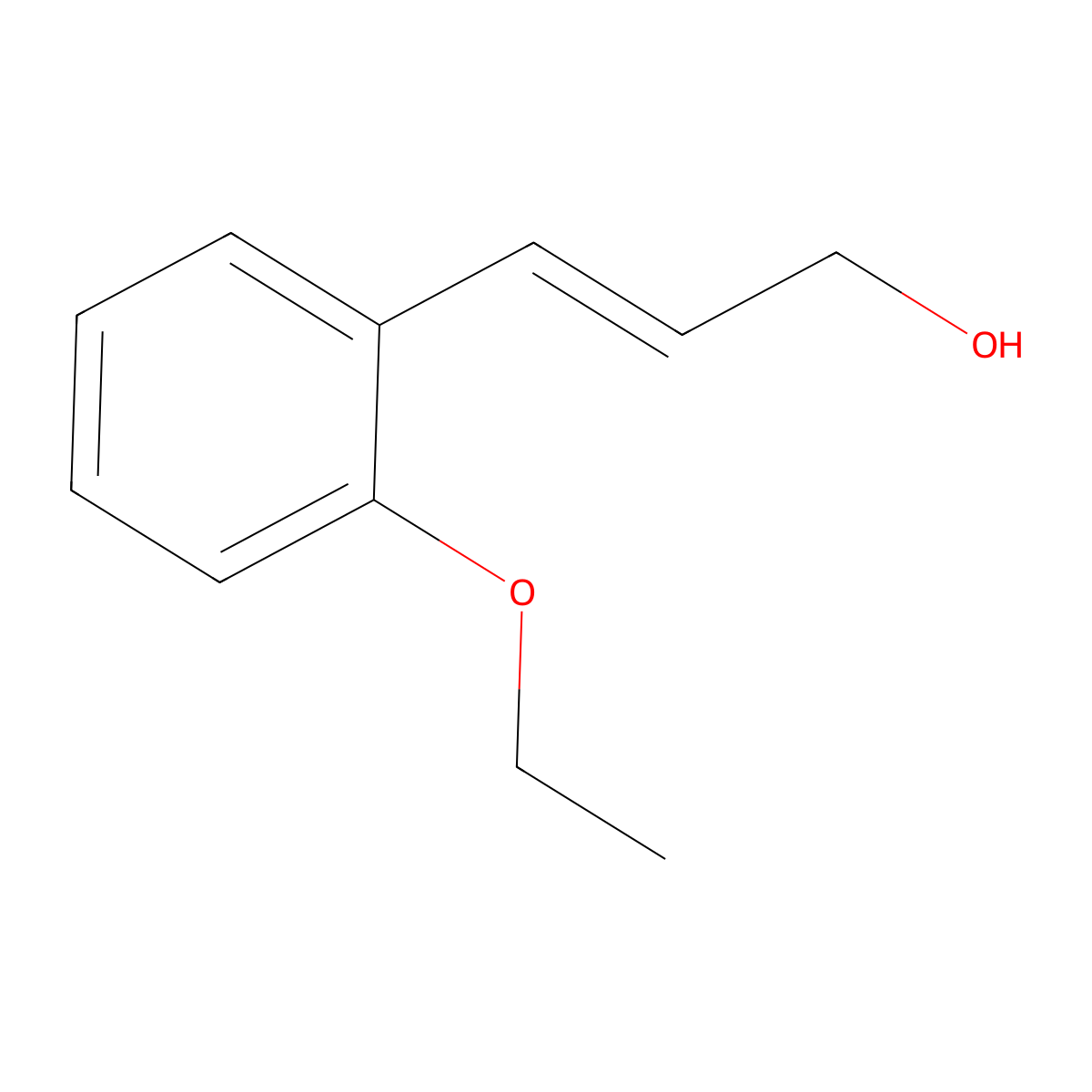 3-(2-Ethoxyphenyl)prop-2-en-1-ol molecular structure, CAS 374553-00-1