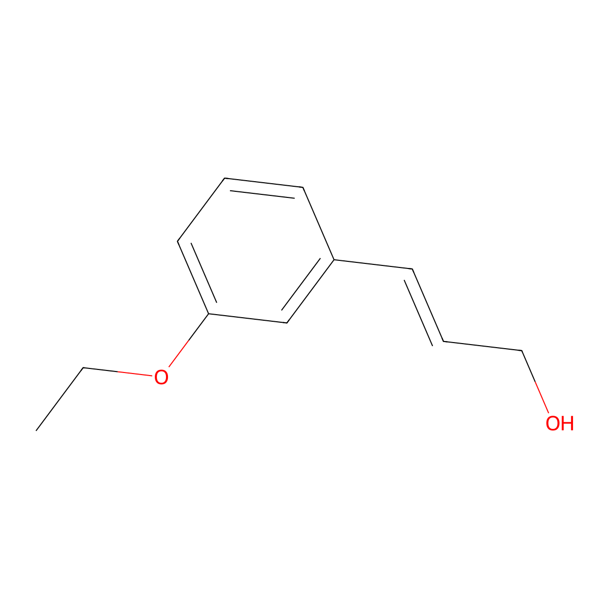 3-(3-Ethoxyphenyl)prop-2-en-1-ol molecular structure, CAS 374553-01-2