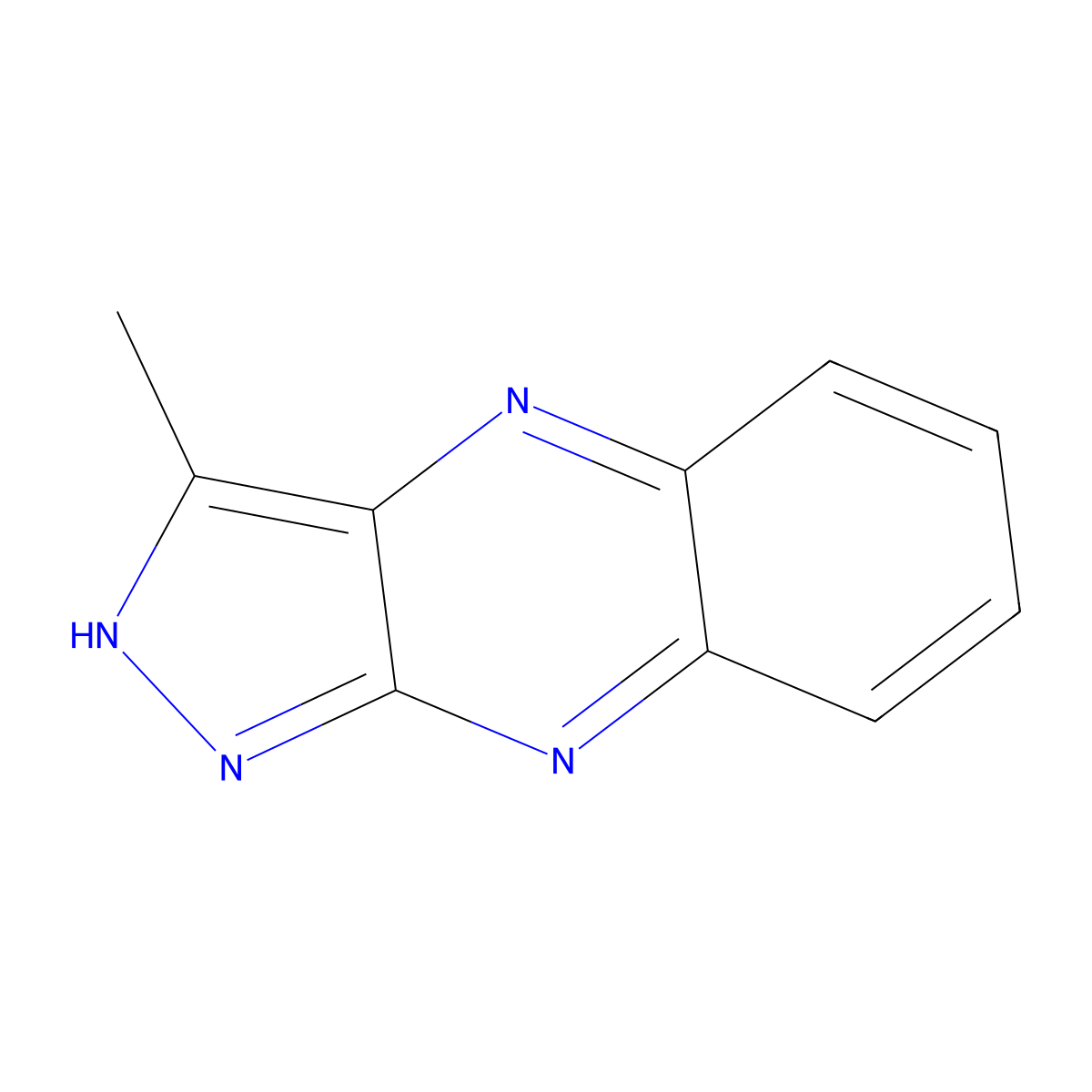 3-methyl-2H-pyrazolo[4,3-b]quinoxaline molecular structure, CAS 374553-37-4