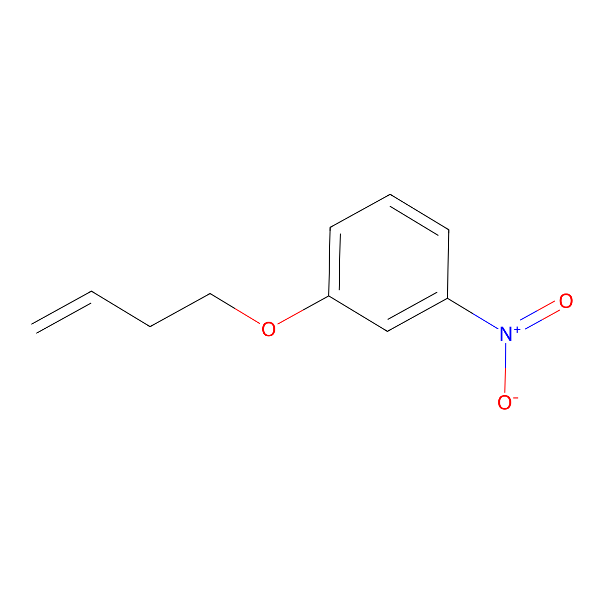 1-(But-3-en-1-yloxy)-3-nitrobenzene molecular structure, CAS 374588-08-6