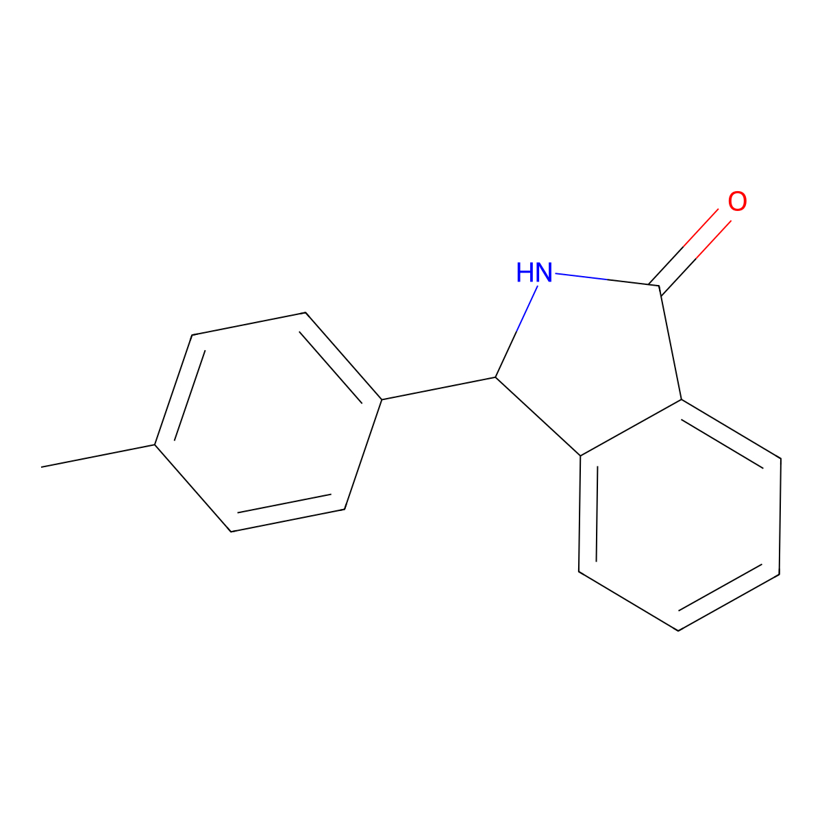 3-(4-Methylphenyl)-2,3-dihydroisoindol-1-one molecular structure, CAS 37459-57-7