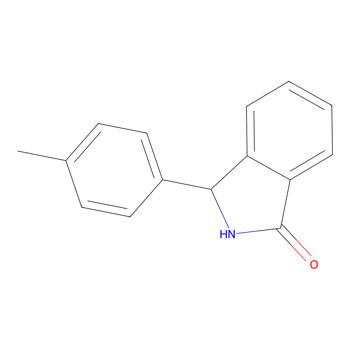 3-(4-Methylphenyl)-2,3-dihydroisoindol-1-one molecular structure, CAS 37459-57-7