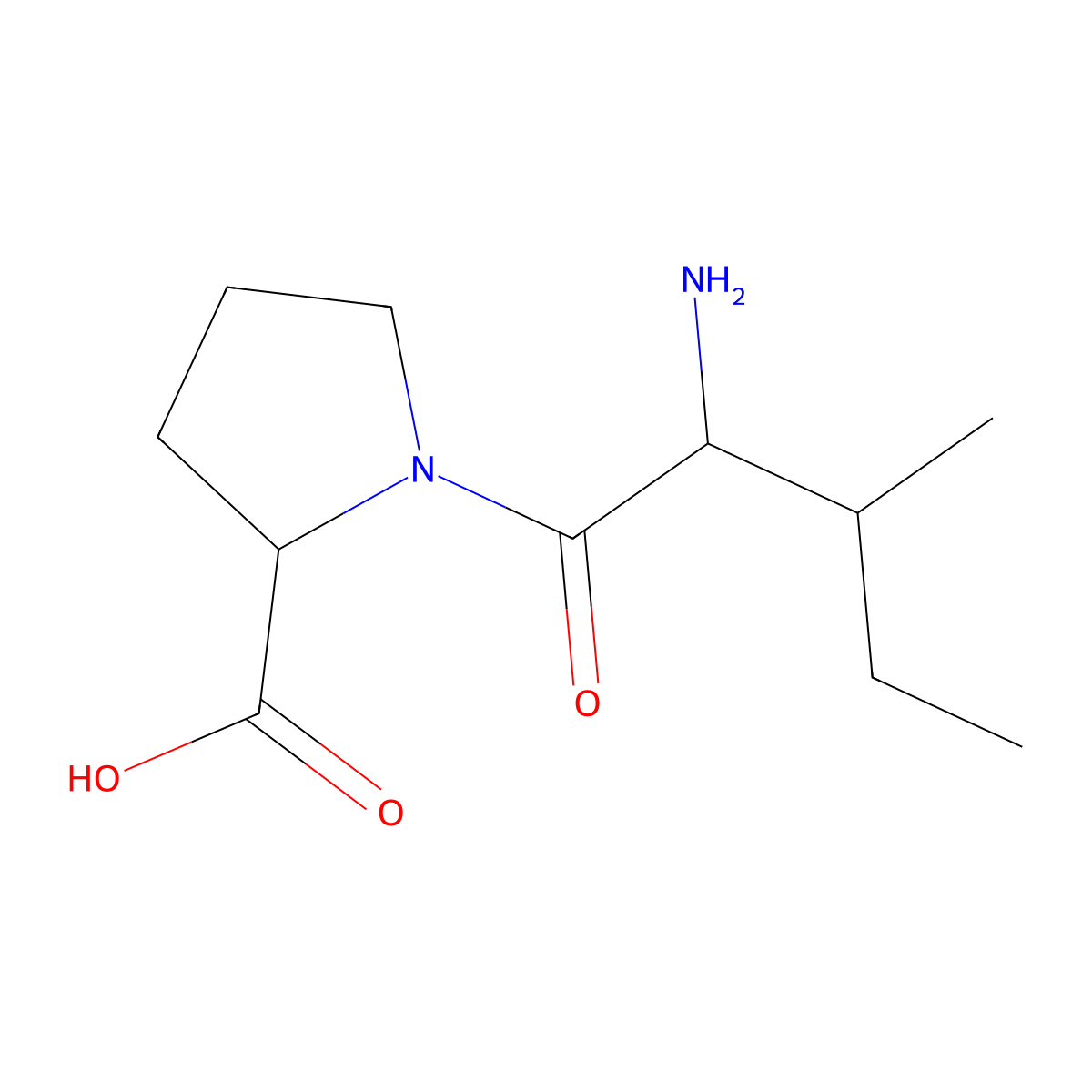 Ile-Pro molecular structure, CAS 37462-92-3