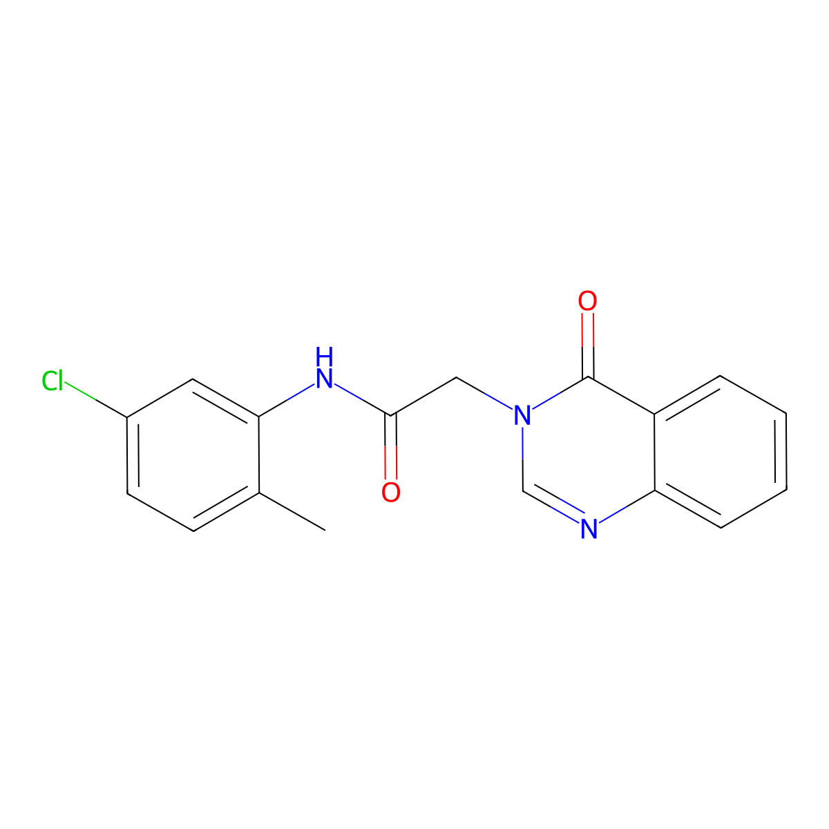 N-(5-chloro-2-methylphenyl)-2-(4-oxo-3(4H)-quinazolinyl)acetamide molecular structure, CAS 374641-18-6