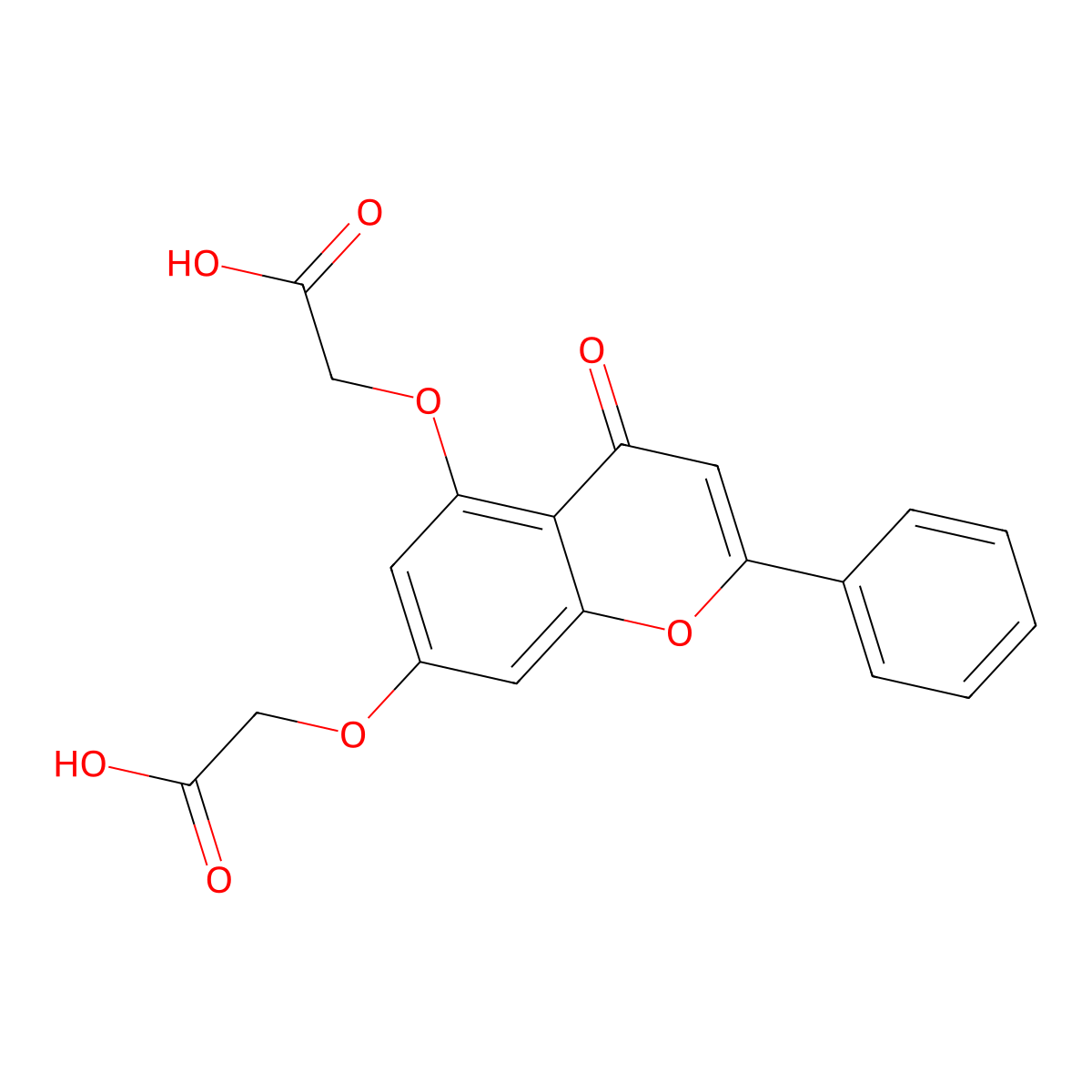 Flavodic Acid molecular structure, CAS 37470-13-6