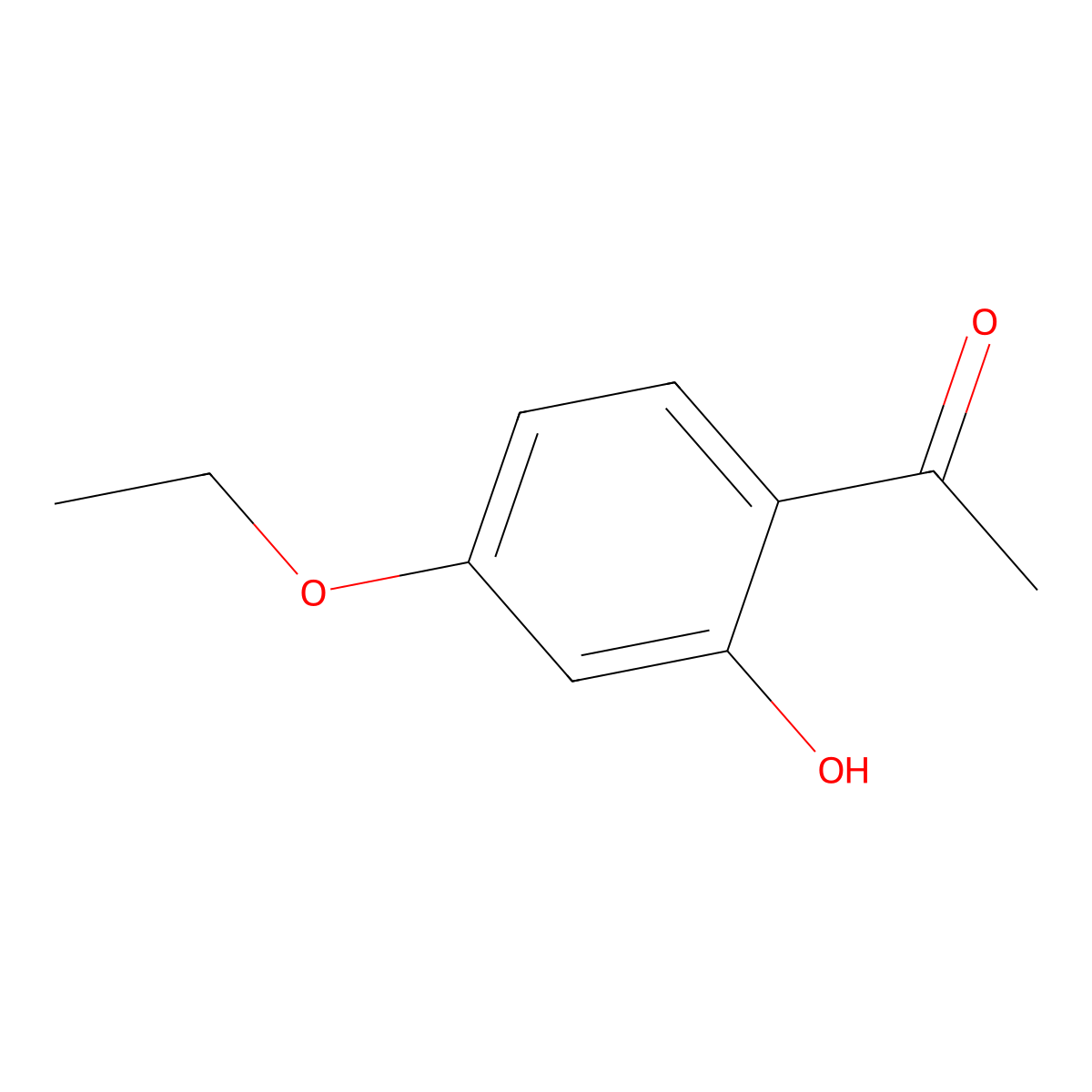 4'-Ethoxy-2'-hydroxyacetophenone molecular structure, CAS 37470-42-1