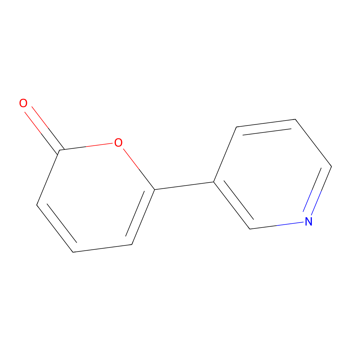 6-(3-Pyridinyl)-2H-pyran-2-one molecular structure, CAS 374700-79-5