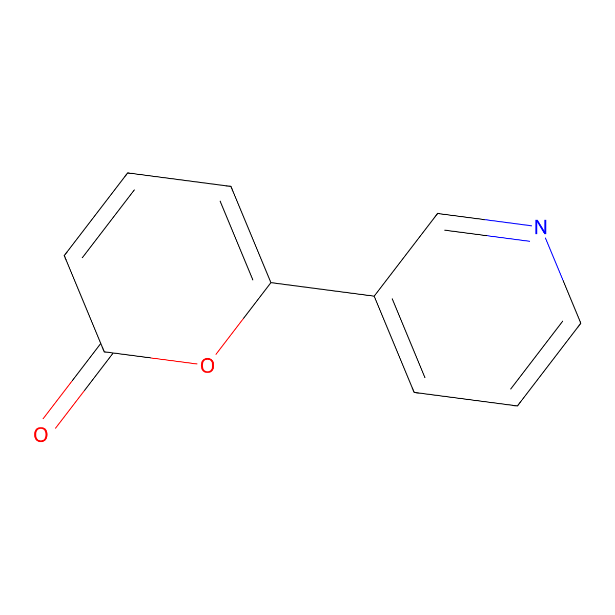 6-(3-Pyridinyl)-2H-pyran-2-one molecular structure, CAS 374700-79-5