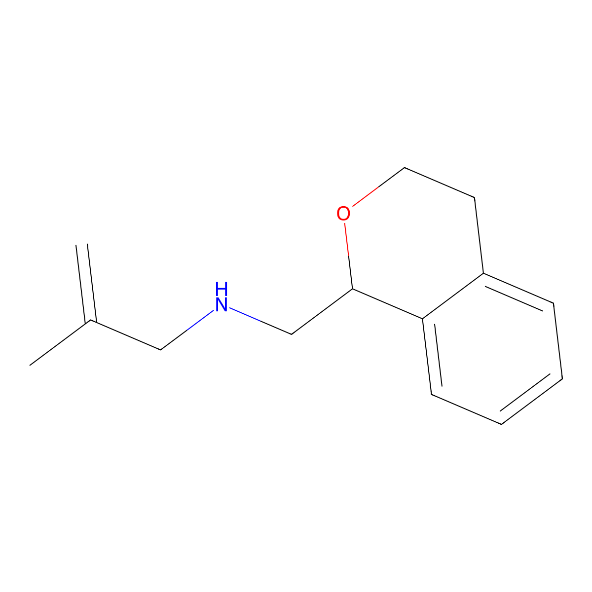 N-(3,4-dihydro-1H-isochromen-1-ylmethyl)-2-methylprop-2-en-1-amine molecular structure, CAS 374707-03-6