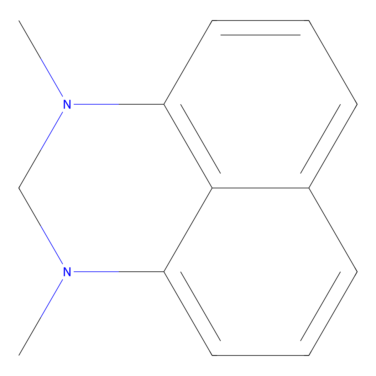 2,3-Dihydro-1,3-dimethyl-1H-perimidine molecular structure, CAS 37471-00-4