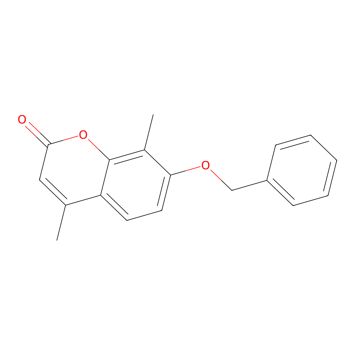 7-(benzyloxy)-4,8-dimethyl-2H-chromen-2-one molecular structure, CAS 374710-75-5