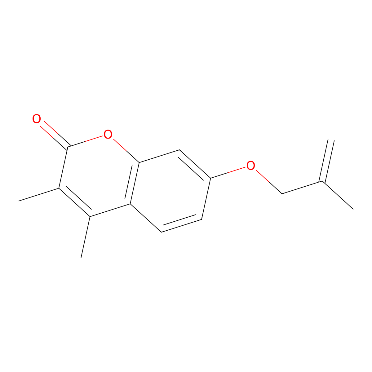 3,4-dimethyl-7-[(2-methylprop-2-en-1-yl)oxy]-2H-chromen-2-one molecular structure, CAS 374762-33-1