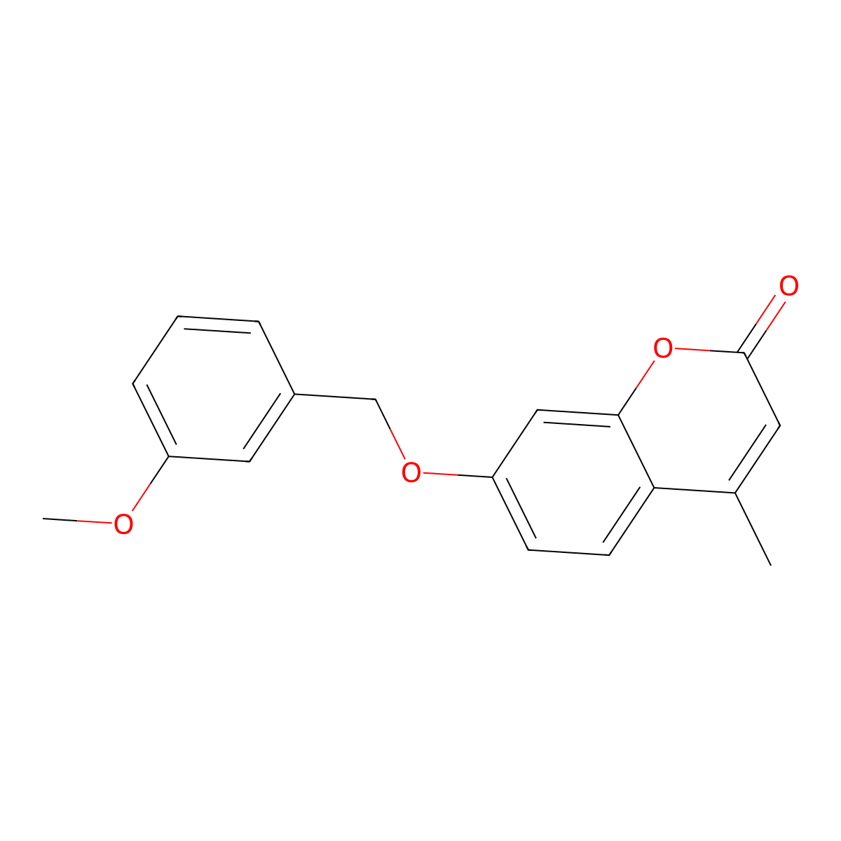 7-[(3-Methoxyphenyl)methoxy]-4-methylchromen-2-one molecular structure, CAS 374765-38-5