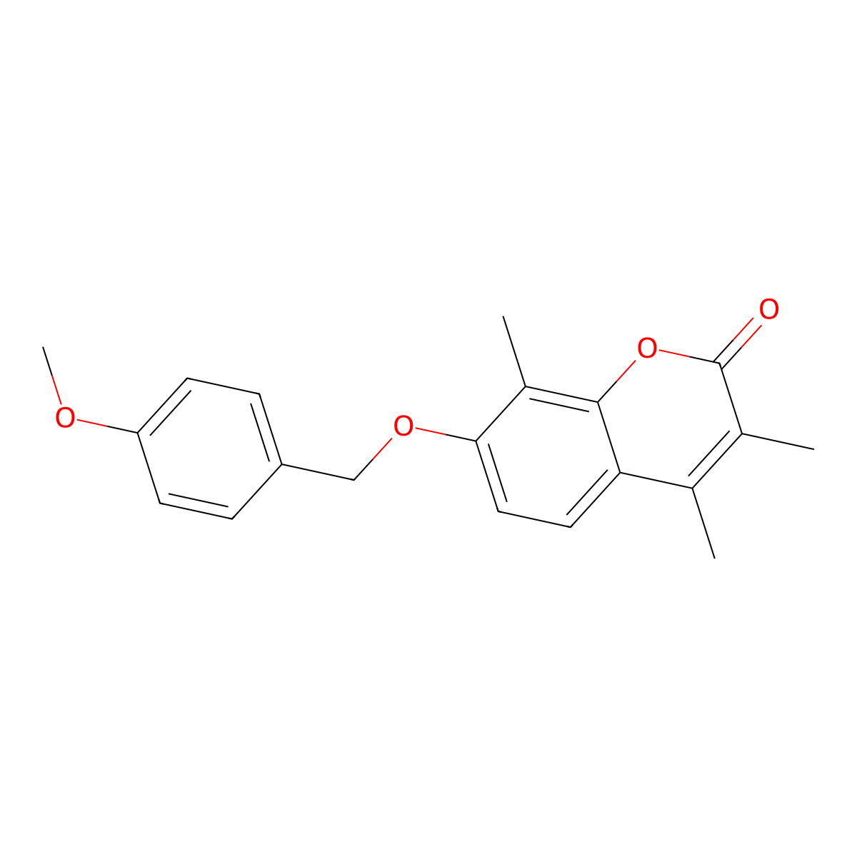 7-[(4-methoxybenzyl)oxy]-3,4,8-trimethyl-2H-chromen-2-one molecular structure, CAS 374766-88-8