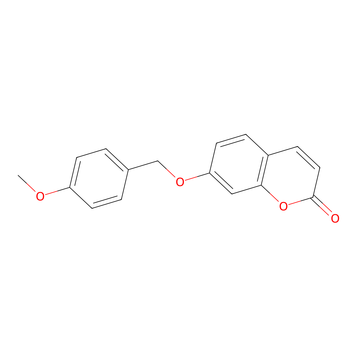 7-[(4-methoxybenzyl)oxy]-2H-chromen-2-one molecular structure, CAS 374768-02-2