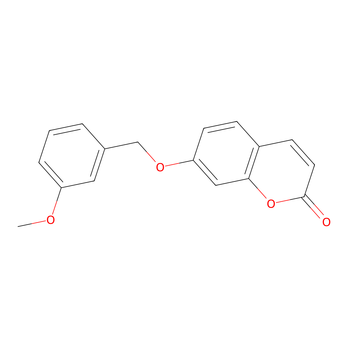 7-[(3-methoxybenzyl)oxy]-2H-chromen-2-one molecular structure, CAS 374768-18-0