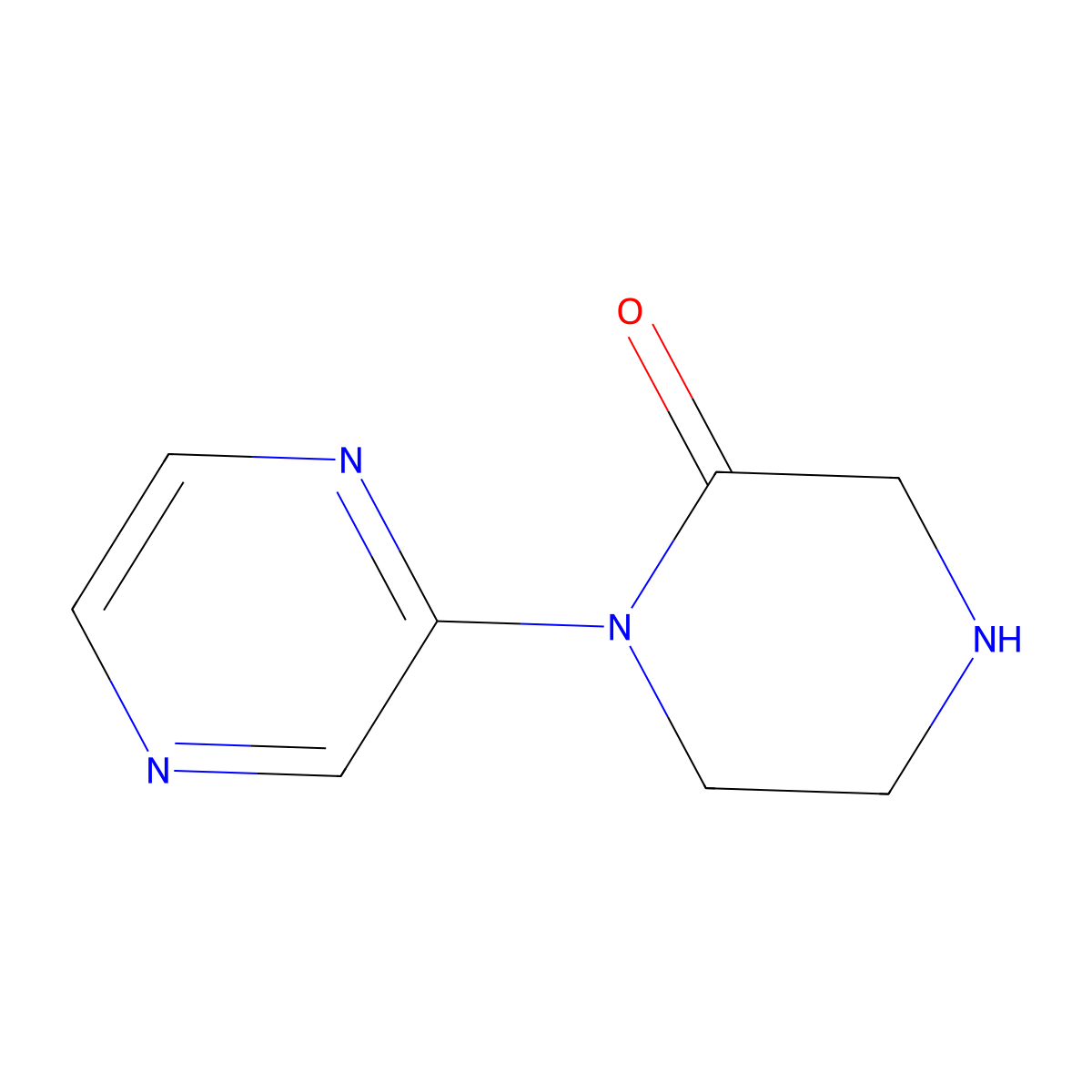 1-(Pyrazin-2-YL)piperazin-2-one molecular structure, CAS 374795-66-1