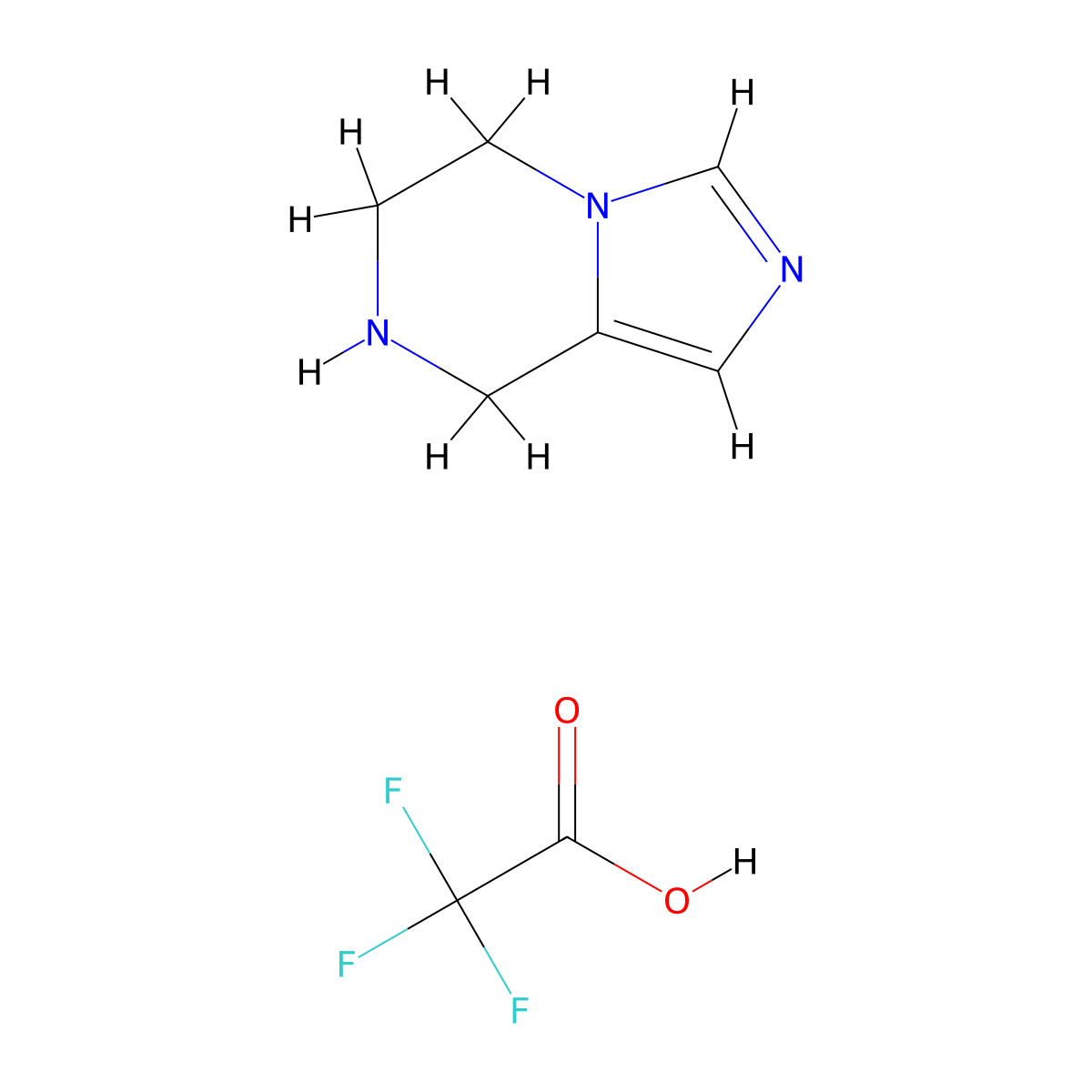 5,6,7,8-Tetrahydroimidazo[1,5-a]pyrazine 2,2,2-trifluoroacetate molecular structure, CAS 374795-77-4
