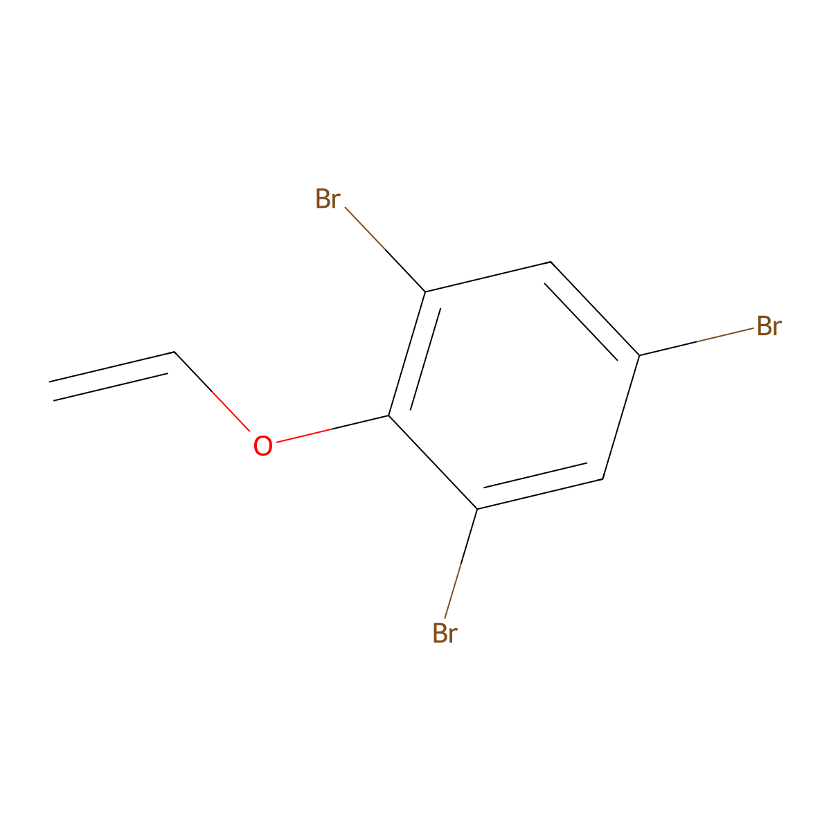 1,3,5-Tribromo-2-(ethenyloxy)benzene molecular structure, CAS 3748-03-6