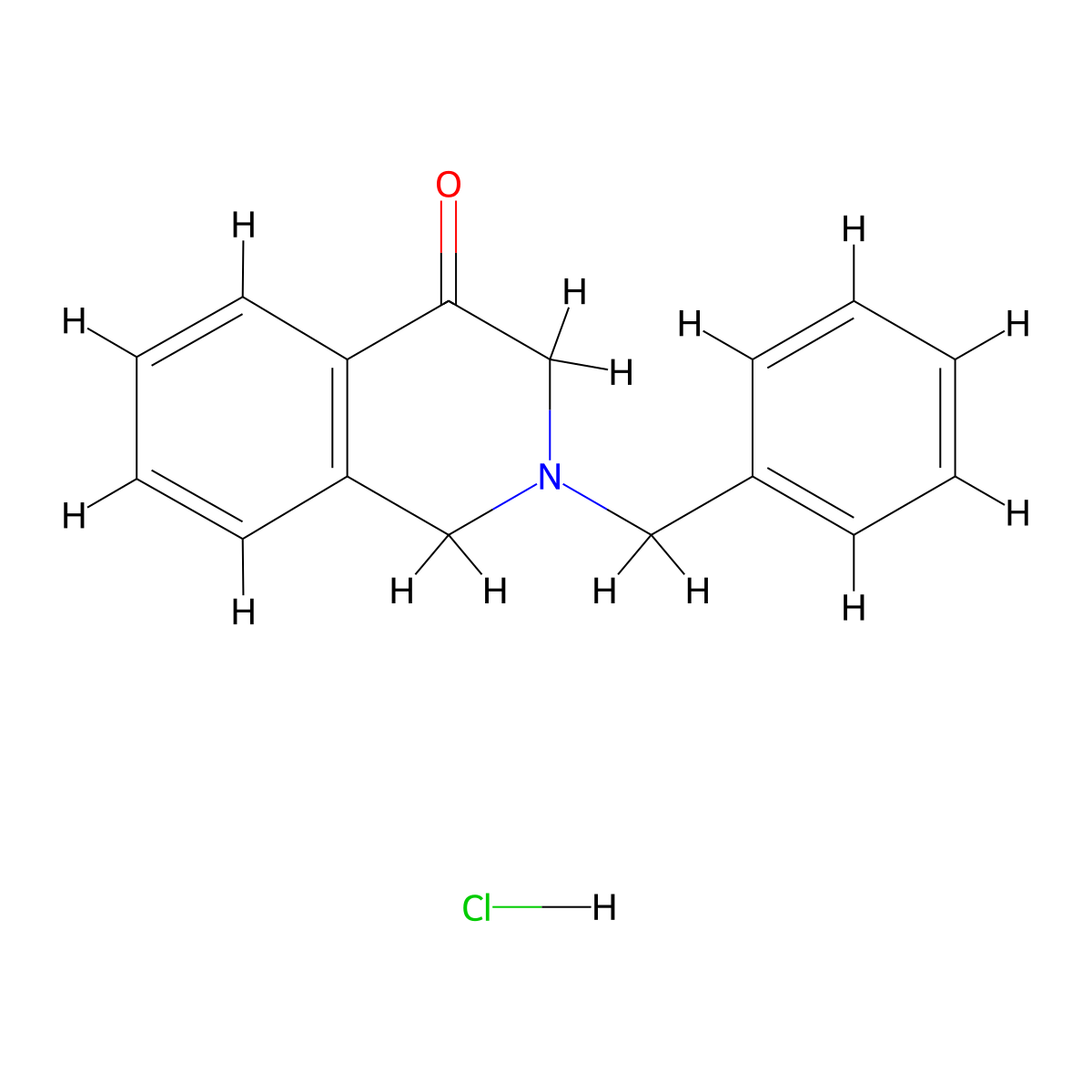 2-Benzyl-2,3-dihydroisoquinolin-4(1H)-one hydrochloride molecular structure, CAS 37481-69-9