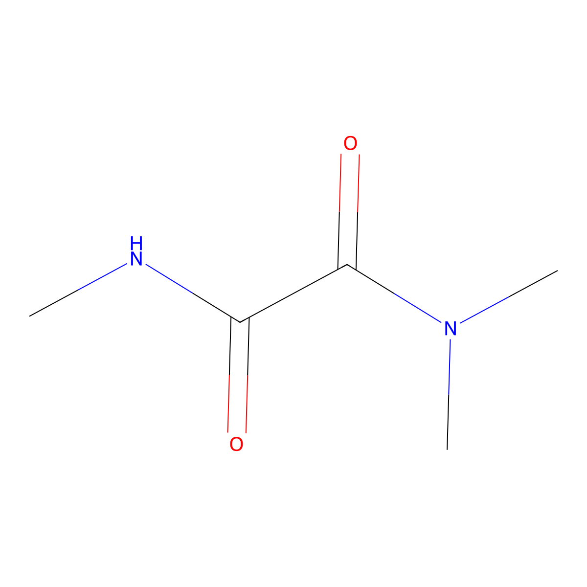 Ethanediamide, trimethyl- molecular structure, CAS 37486-49-0