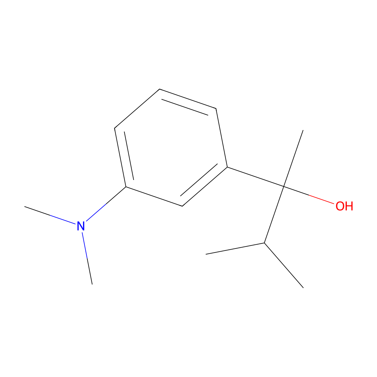2-[3-(Dimethylamino)phenyl]-3-methyl-butan-2-ol molecular structure, CAS 37487-60-8