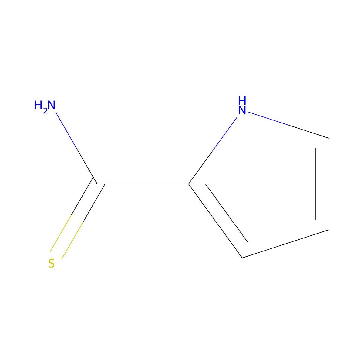 1H-Pyrrole-2-carbothioamide molecular structure, CAS 37488-45-2