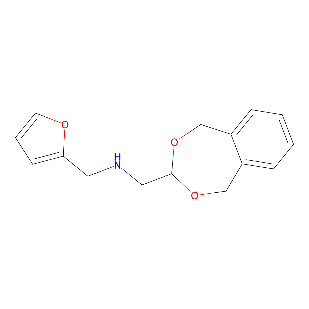 1-(1,5-Dihydrobenzo[e][1,3]dioxepin-3-yl)-N-(furan-2-ylmethyl)methanamine molecular structure, CAS 374913-99-2