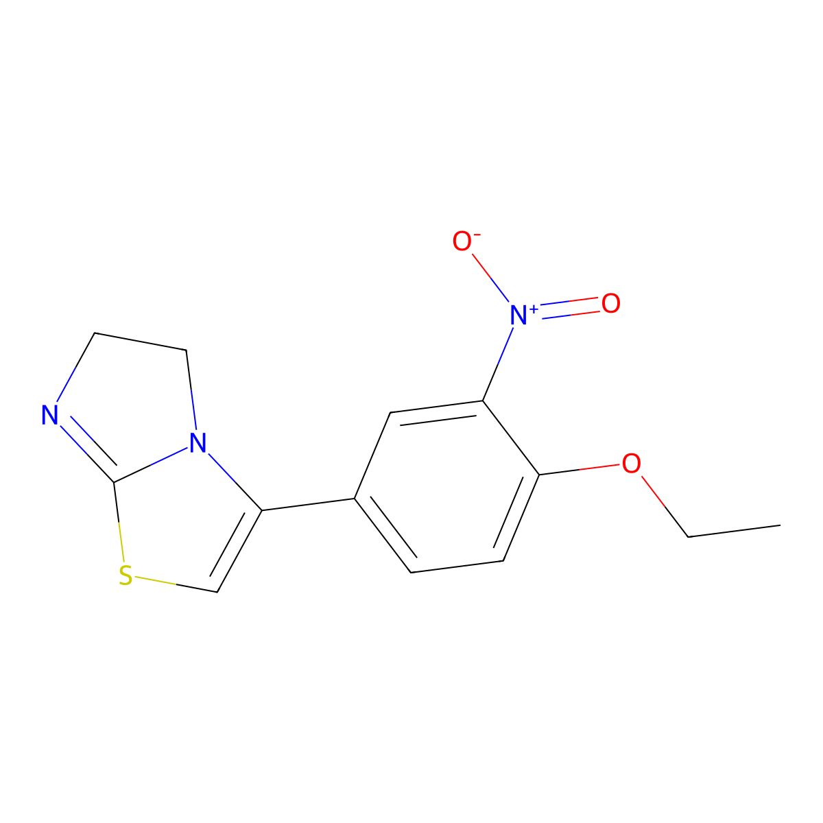 3-(4-Ethoxy-3-nitrophenyl)-5,6-dihydroimidazo[2,1-b][1,3]thiazole molecular structure, CAS 374915-71-6