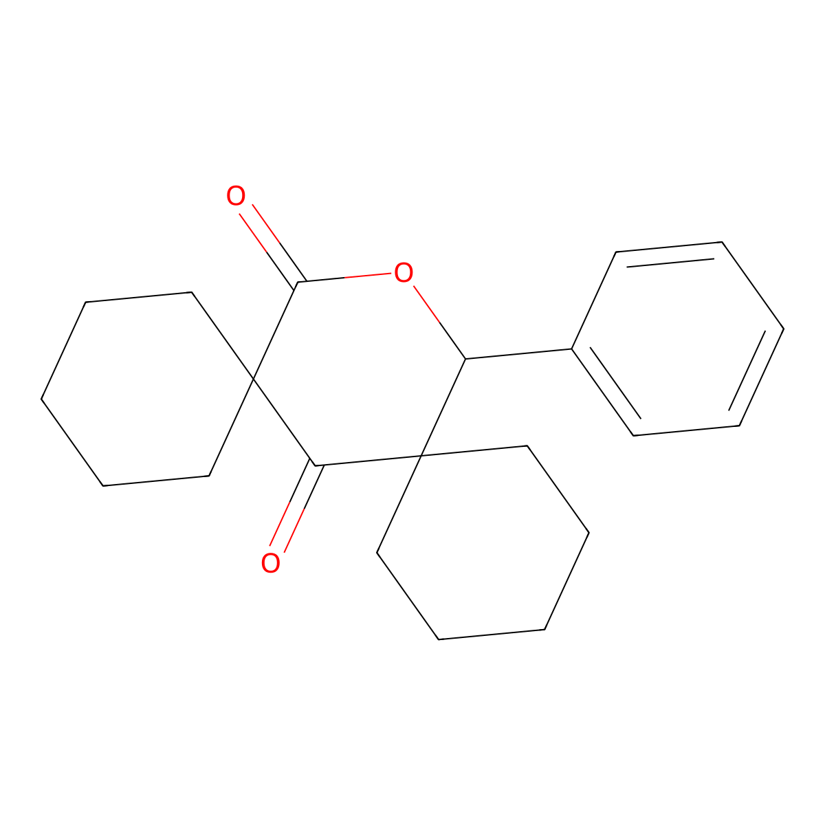 16-Phenyl-15-oxadispiro[5.1.5^{8}.3^{6}]hexadecane-7,14-dione molecular structure, CAS 374921-78-5
