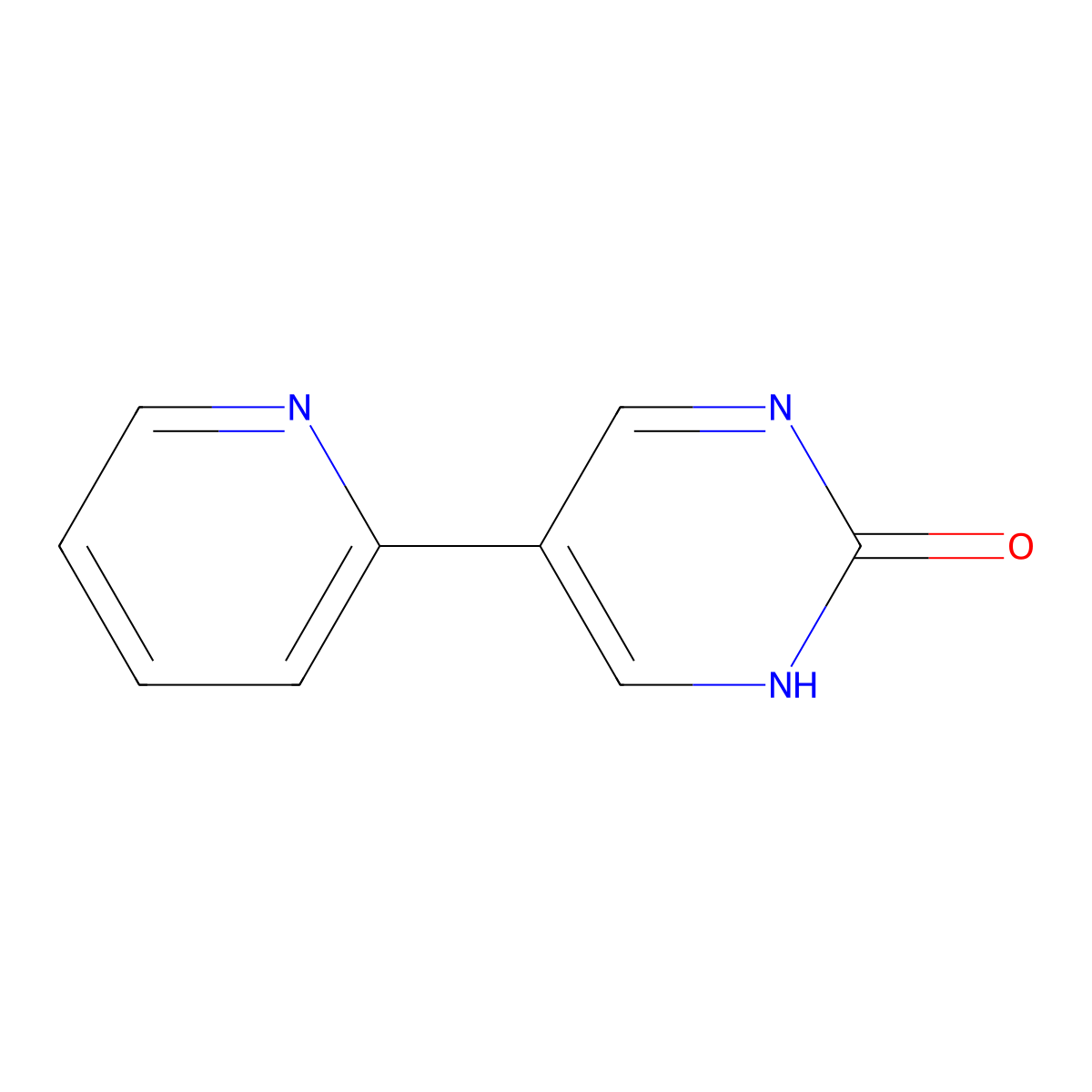 2-Hydroxy-5-(2-pyridyl)pyrimidine molecular structure, CAS 374927-81-8