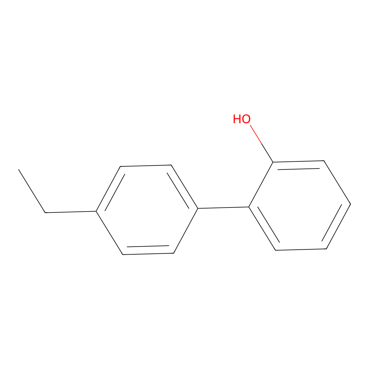 2-(4-Ethylphenyl)phenol molecular structure, CAS 374936-04-6